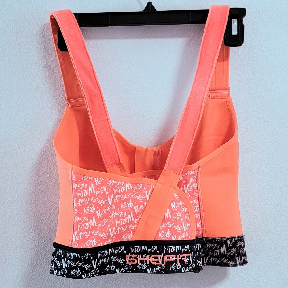 NWOT 5 Luxe SHEFIT Flex Sports Bra Pad Free Workout Curvy Busty Adjustable Plus - Picture 2 of 5